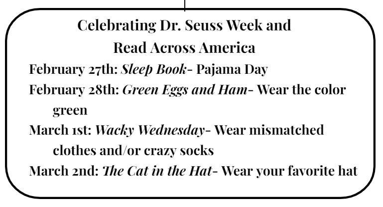 Dr. Seuss Week